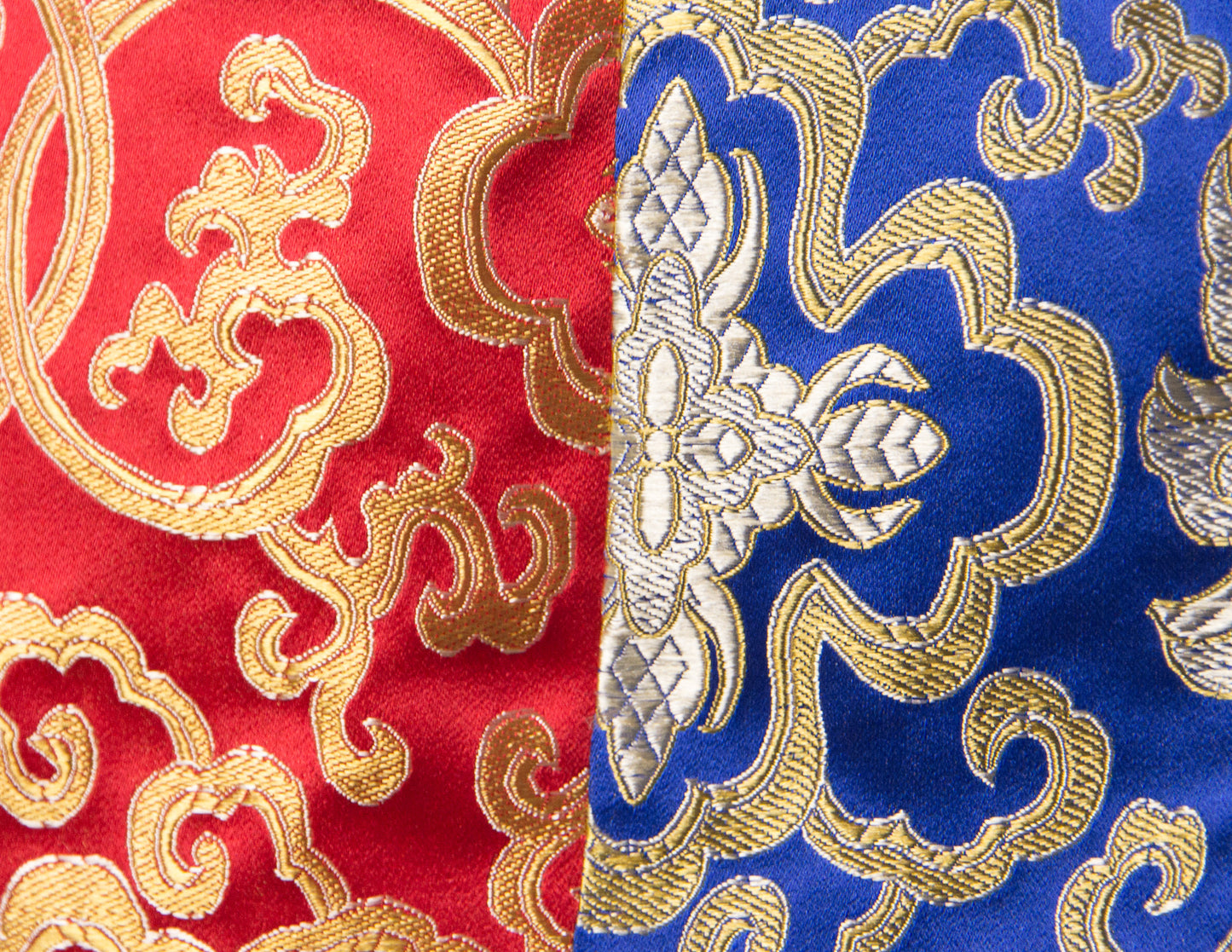 Standard Brocade Cloth / Practice Table Cover – Blue & Red