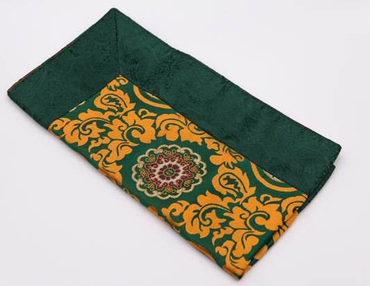 Standard Brocade Cloth / Practice Table Cover – Green & Gold