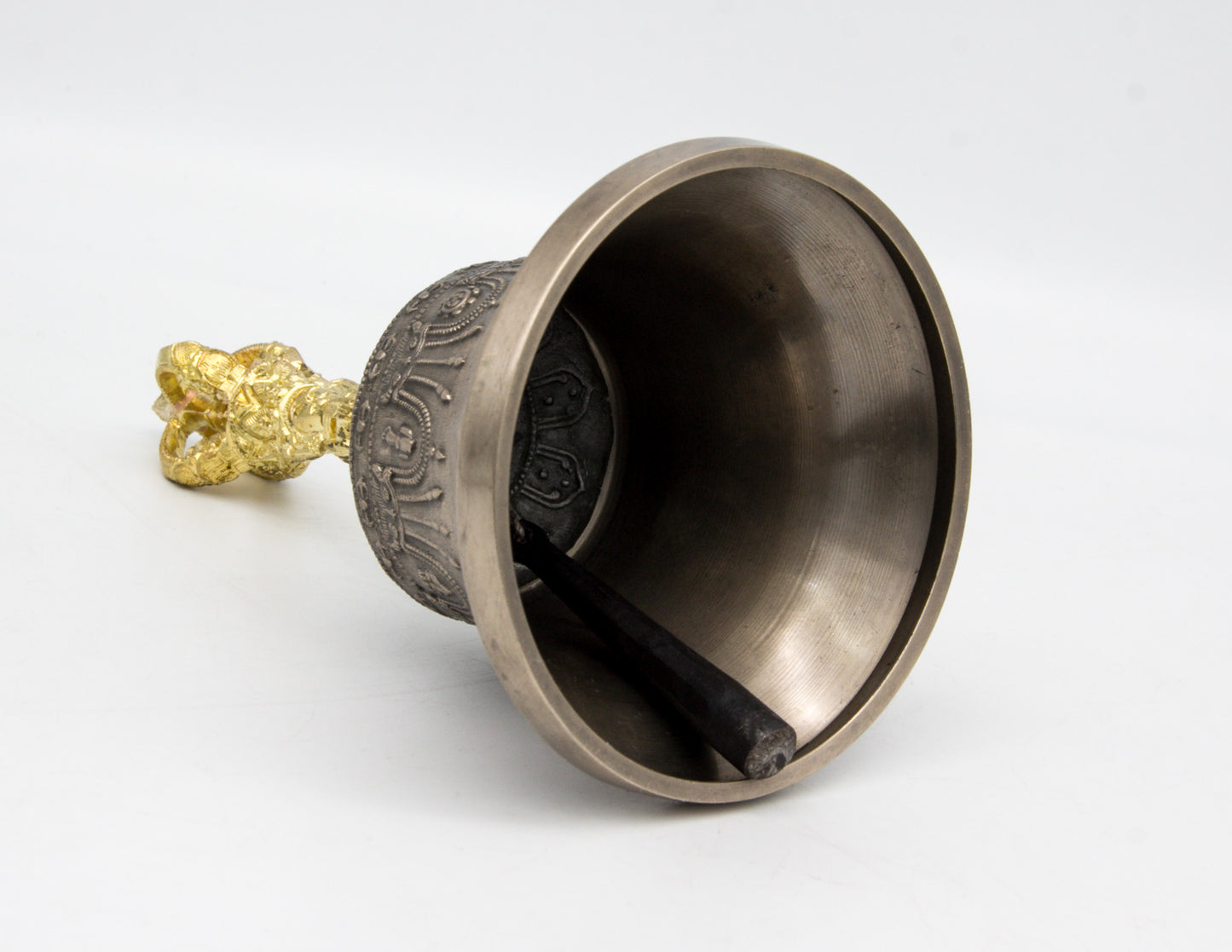 Fine Quality Bell & Dorje with Gold Contrast III – Standard