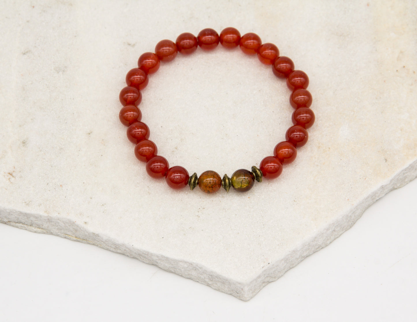 Carnelian Bracelet – 8mm