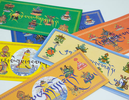 Enveloppes d'offrandes tibétaines
