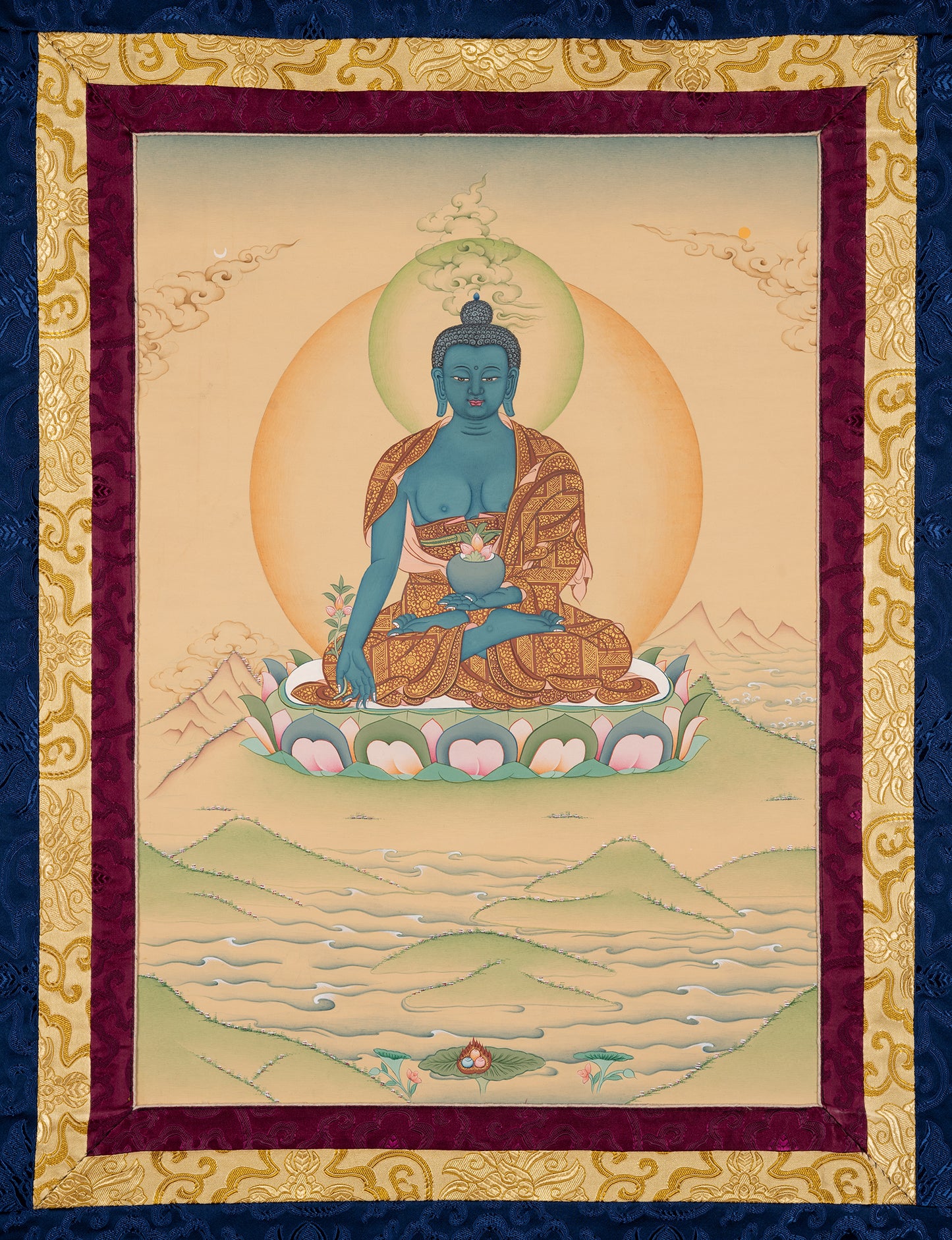 Buda de la Medicina Thangka II