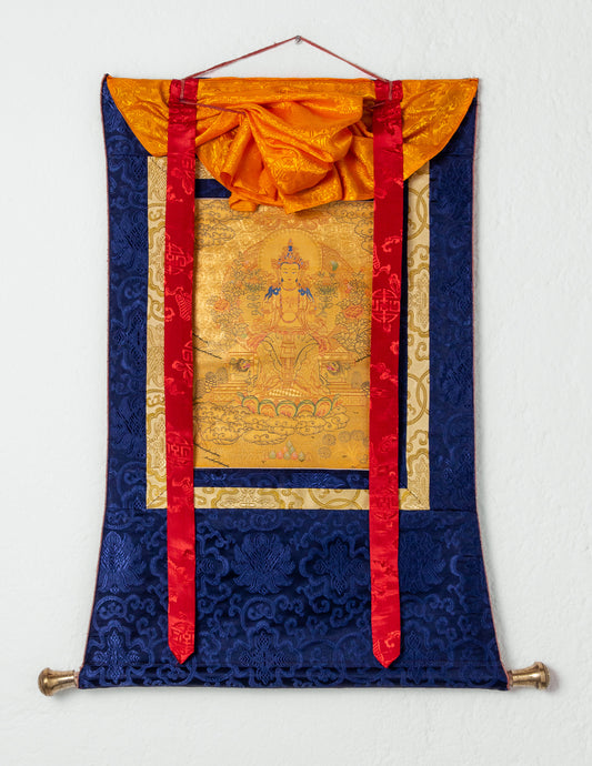 Golden Maitreya Thangka I