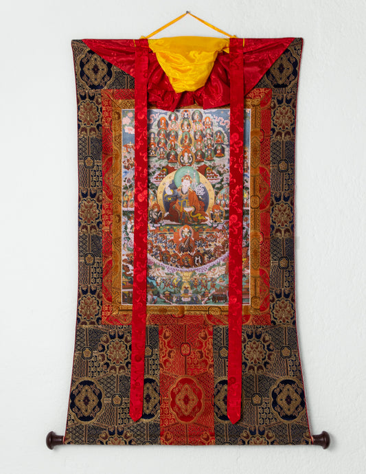 Guru Rinpoche Refuge Tree Thangka